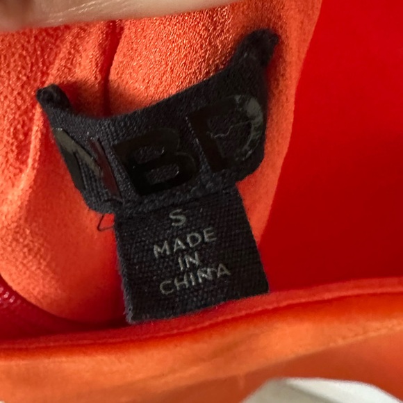 NBD Revolve Mona Silky Gown in Orange Size Small - Picture 10 of 10